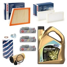 FULL SERVICE KIT 5L MPM BOSCH FILTERS + PLUGS FOR BMW 120i 1.5 F40 MSPORT 2019+