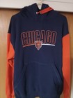 Fanatics Chicago Bears Blue Pullover Hoodie 2XL Used Sweatshirt Cotton Poly Mens — photo 1