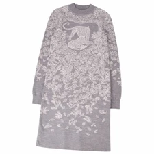 Hermes Dress 19AW JUNGLE LOVE Cashmere Tops Women's 34 (equivalent Used MOLO-0