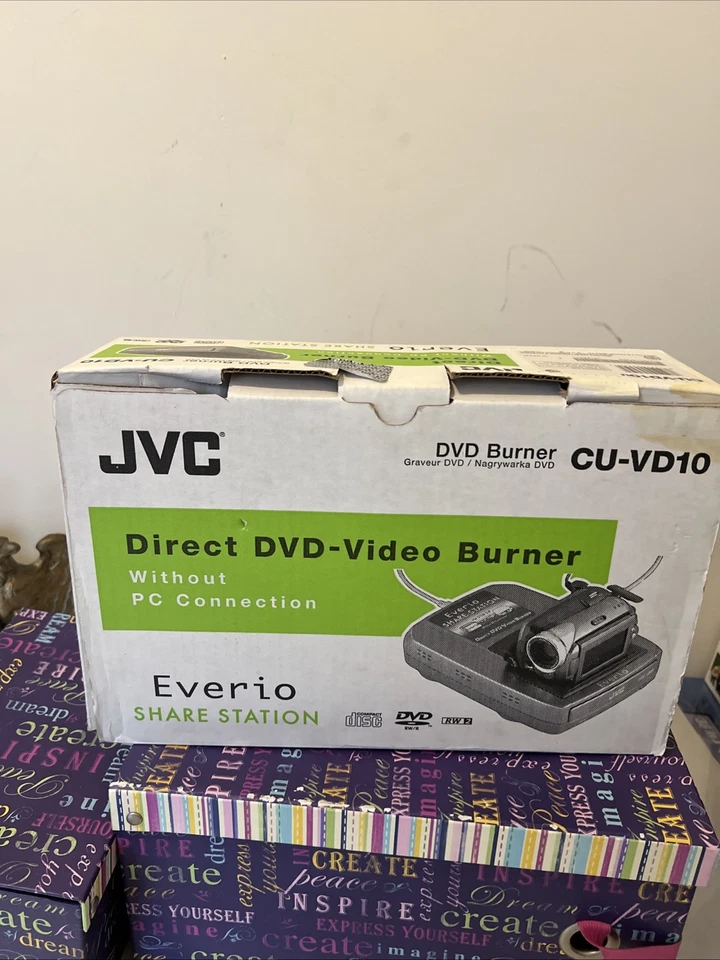 JVC Everio Direct DVD Video Burner CU-VD10 Share Station CU-VD10USB-New In A Box - Image 3 of 4