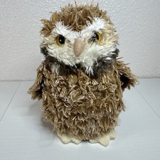 Douglas Owl Plush Stuffed Animal Brown Fluffy Soft Cute Realistic 6"