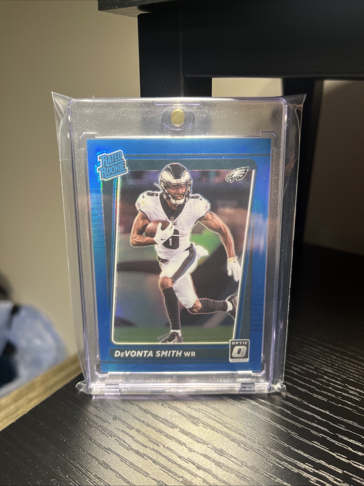 2021 Donruss Optic Devonta Smith Rated Rookie Aqua /299 #205 Eagles RC