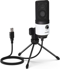USB Podcast Microphone,Pc Computer Recording Mic for Desktop Laptop,Studio Co...