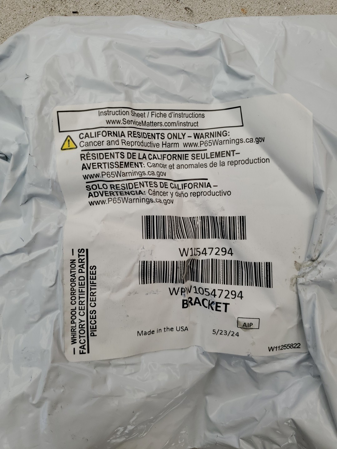 Whirlpool WPW10547294 Pulley Dryer W10547294 3389331 3389332