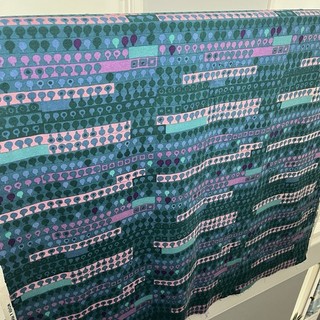 Vintage Fabric Heals Cherry Orchard Irmgard Krebs Midcentury