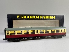 Graham Farish Ex-LMS Stanier Corridor Brake 3rd M5775M in BR Crimson & Cream