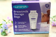 Lansinoh Breastmilk Breast Pump Storage Bag - 20470 - 100 count