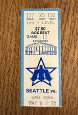 5/06/1982 Gaylord Perry 300 Win season ticket Mariners