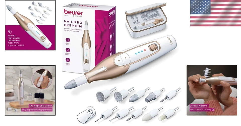 Cordless Nail Drill Kit with 10 Attachments - Image 2 of 4