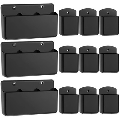 12 Pcs Remote Control Holders Wall Mount Self Adhesive Controller Holder Univ...