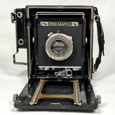 Graflex Speed Graphic 4X5 large format Camera w/ Ektar 127mm f/4.7 PARTS/REPAIR