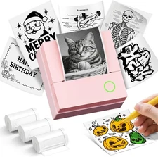 PM260 Label Maker Machine with Tape, 2 Inch Label Maker Bluetooth Label Printer