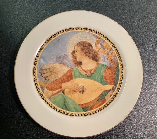 Pickard Porcelain Plate – Renaissance Angel, Hand-Decorated, Gold Trim, 10 3/4” - 第 1/7 張圖片
