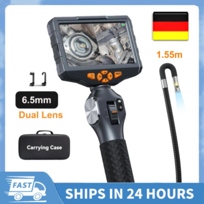 TESLONG TD500 6.5MM Dual Lens Artikulierende Boreskop Endoskop Kamera WIFI 1.55m