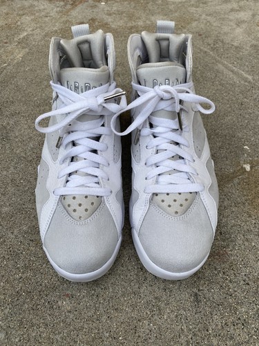 Nike Air Jordan 7 Retro Pure Money 2017 White/Silver Size 8 - Picture 3 of 9