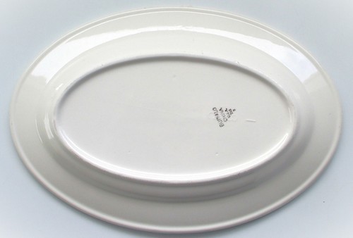 3 Vintage Buffalo China Restaurant Ware Tien Hu Asian Red Oval Platter 12-5/8" - Picture 9 of 12