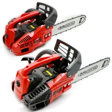 12 inch Top Handle Gas Chainsaw  Compact Climbing Saw 2-Stroke 25.4CC 1.36HP