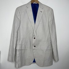 Vineyard Vines Mens 40L Linen Blend Blazer Sport Coat Jacket