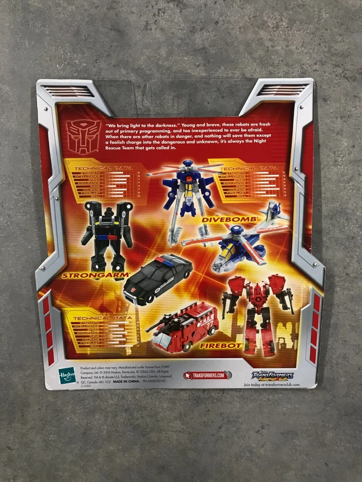 Transformers Robots in Disguise (2001) Divebomb, Strongarm & Firebot Figures - Image 2 of 4