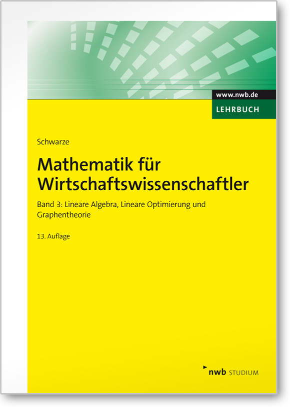 Thumbnail - Jochen Schwarze / Mathematik Für Wirtschaftswissenschaftler, Band 3