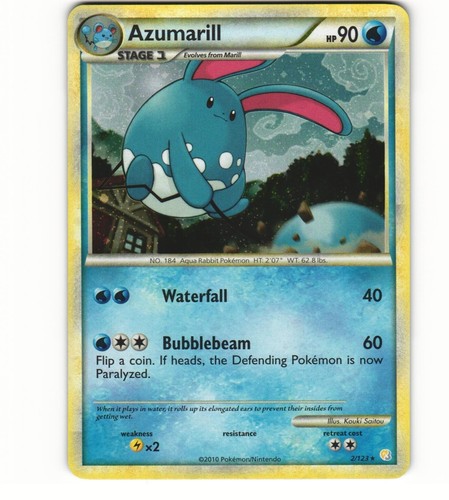 shiny azumarill pokemon card price Pokemon - Azumarill (77/114) main image 0