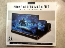 Portable 12 Inch Display Phone Screen Up To 3 X Magnifier For All Smartphones