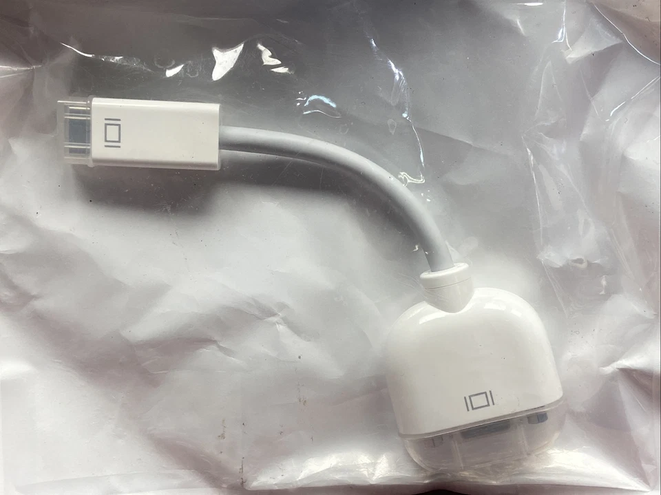 NEW - Genuine Apple Mini-DVI to VGA Adapter M9320G/A - Image 3 of 4