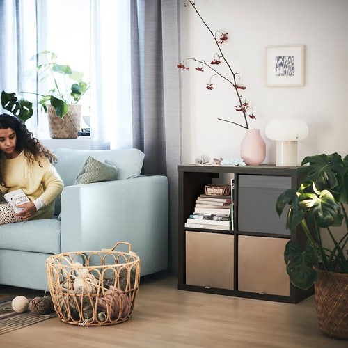KALLAX Shelving Unit,Black, 77x77 cm Stylish and Adaptable Storage for Any Space - Picture 3 of 7