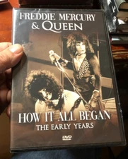 New, Sealed Freddie Mercury & Queen "How It All Began - The Early Years"  DVD