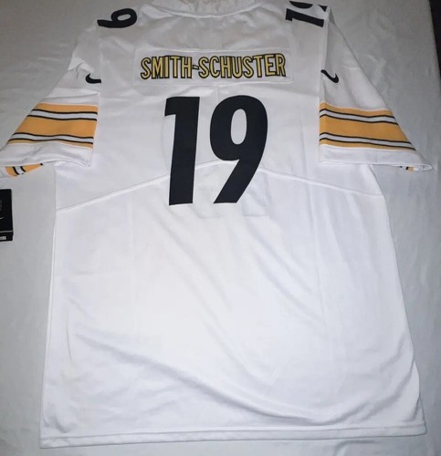 NFL Pittsburgh Steelers #19 Juju Smith Schuster Jersey Men’s Large Nike On Field