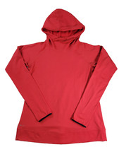 Nike Pro Womens Size Large Pullover Pink Activewear Dri-Fit Hoodie Thumb Holes
