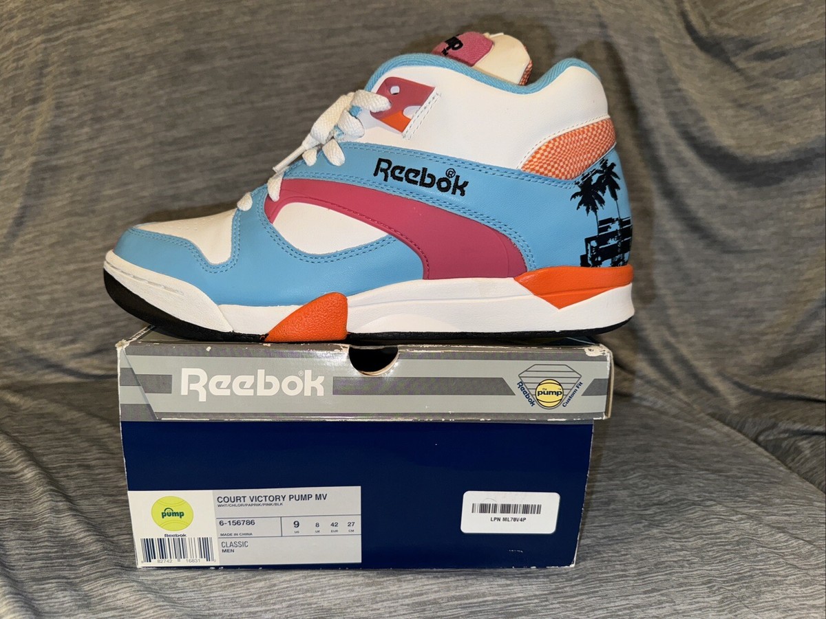 Reebok Pump Court Victory Miami Vice Southbeach Size 9 6-156786 | eBay