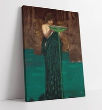 JOHN WILLIAM WATERHOUSE, CIRCE INVIDIOSA -CANVAS WALL ARTWORK PIC PRINT
