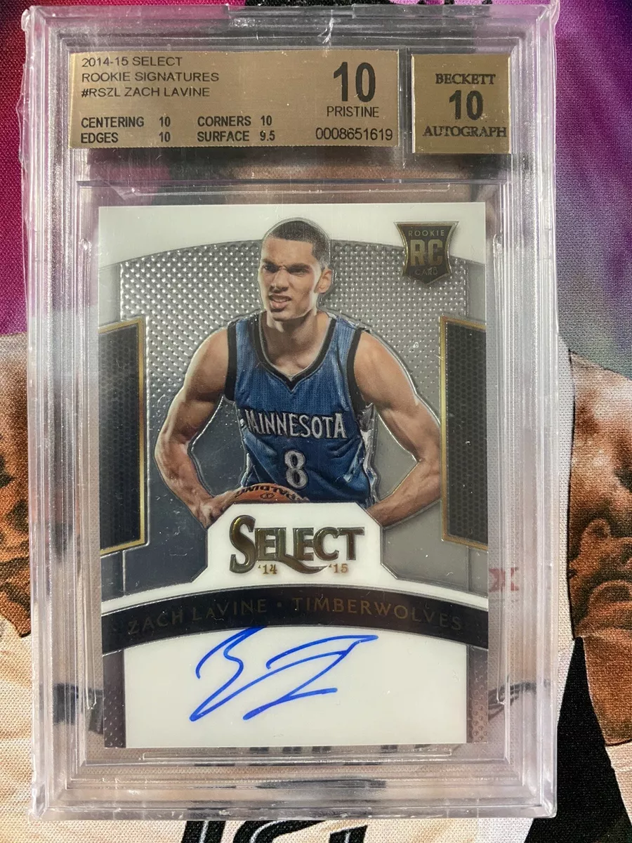 ZACH LAVINE rc auto panini - daterightstuff.com