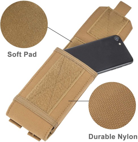 Men Cell Phone Belt Pack Bag Loop Waist Holster Pouch Case Nylon Wallet Cover - Picture 8 of 14
