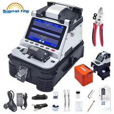Signal Fire AI-20 Fiber optic fusion splicer one-step fiber cleaver+Toolbox KIT