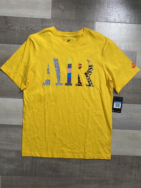 yellow nike air max shirt