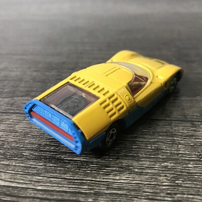 Vintage 1974 Tomica Mazda RX-500 Tomy No.34 Yellow Blue Base 1:62