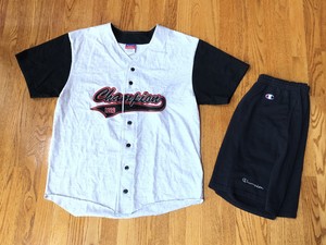 champion short set for men's