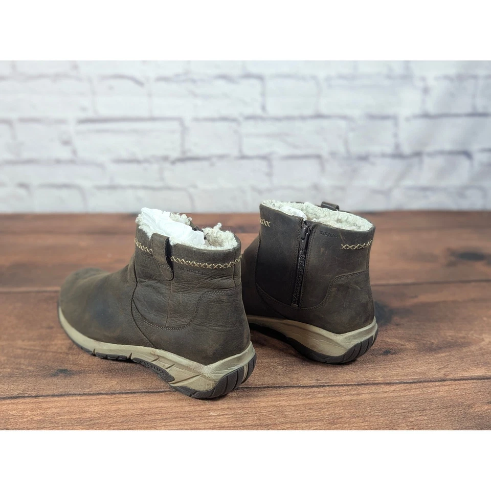 Merrell 踝靴 防水 冬季 暖棕色 皮革 J003828 US 10 — 第 4/4 张图片