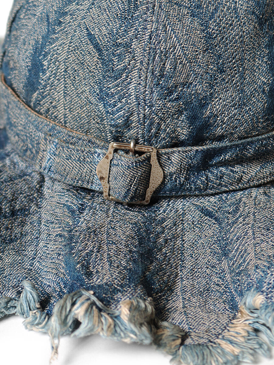 Kapital 12oz Magpie Denim Radio Tulip HAT Indigo Dark Kapital 12oz Magpie Denim Radio Tulip HAT Indigo Dark