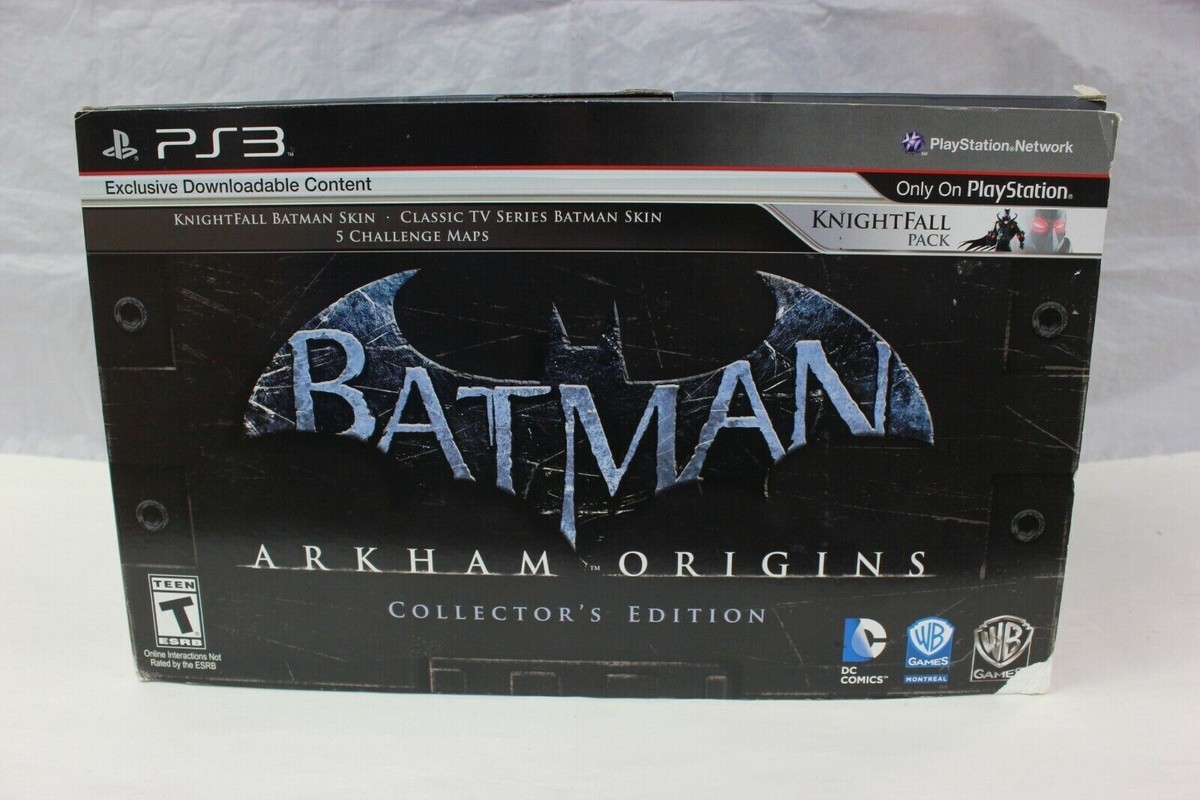 Batman: Arkham Origins Collector's Edition (PS3) New Original