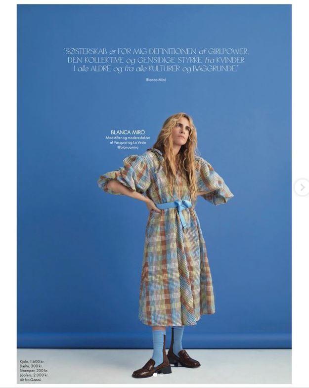 NWT GANNI Seersucker Check Midi Dress Multicolor Size EU 38