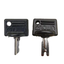 2 Piece Crown Lift Ignition Key Set OEM Parts 107151-001 and 107151-002