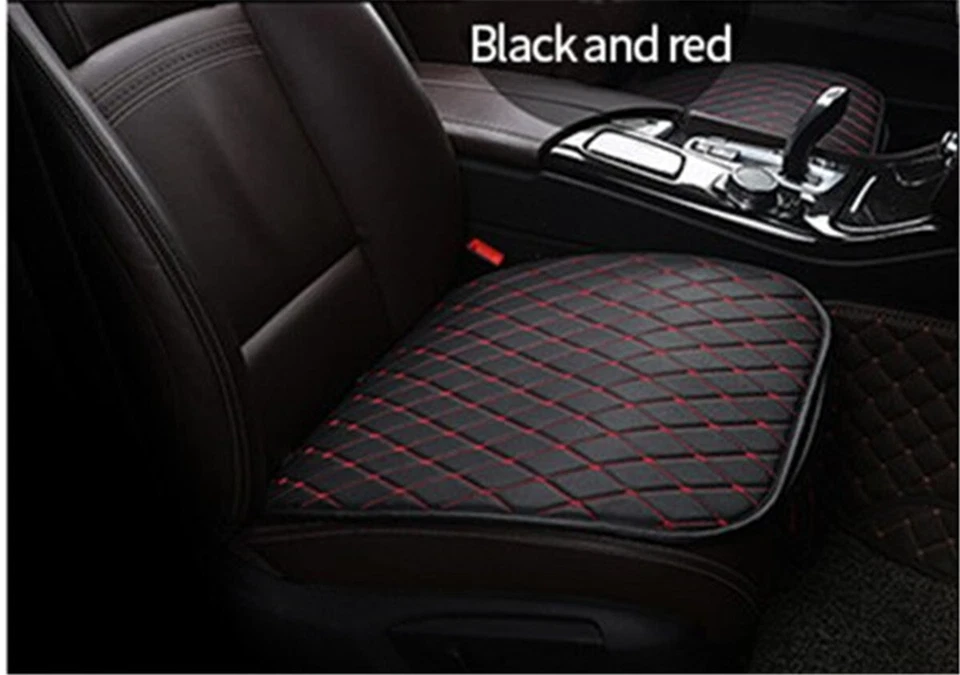 Funda protectora de asiento de fila trasera de coche alfombrilla silla delantera automática accesorios de cojín Foto 4 de 4