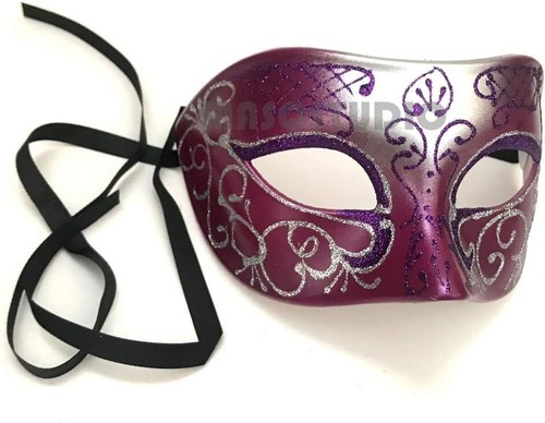 Mens Masquerade Ball Mask Cosplay Mardi Gras Prom Dance Birthday Bachelor Party - Picture 35 of 46