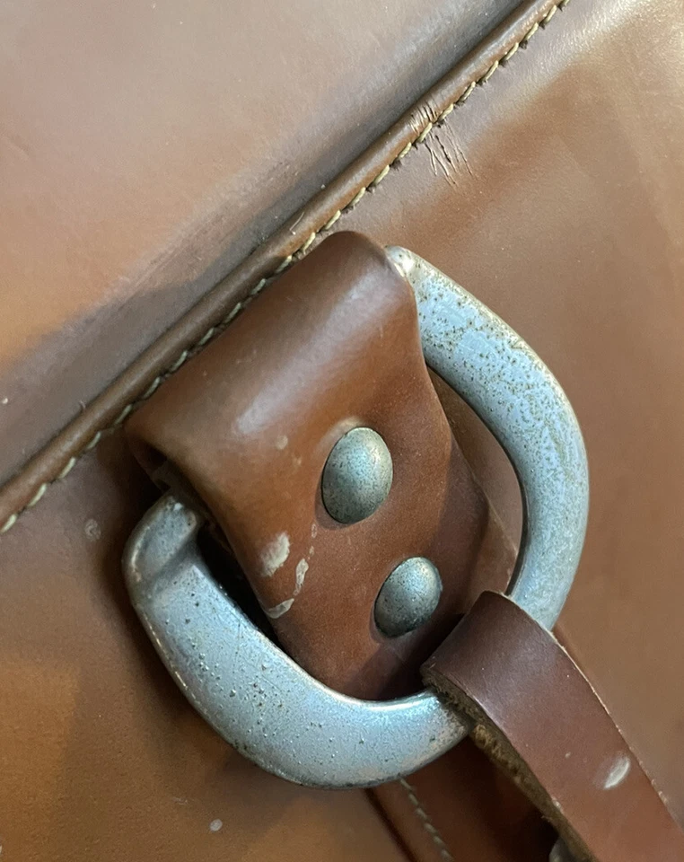 *Exc+5* Nikon FB-15 Genuine Camera Bag Leather Gazette Case Bag Brown From Japan - Image 4 of 4