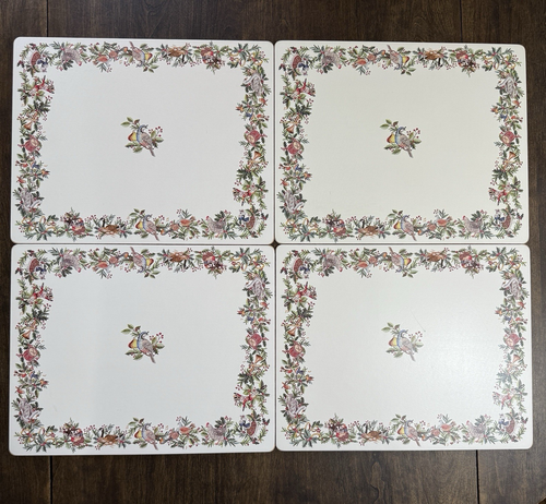 POTTERY BARN 12 DAYS OF CHRISTMAS CORK PLACEMATS SET OF 4 - Picture 2 of 9