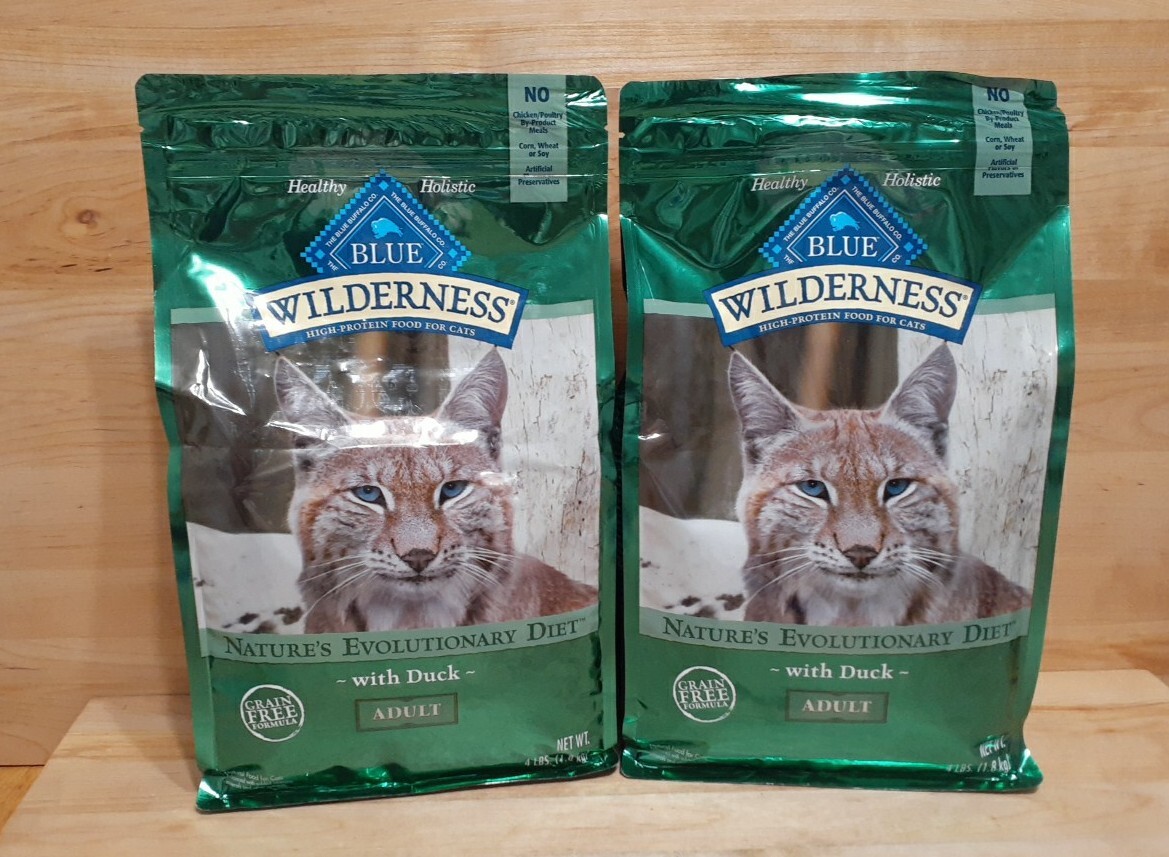 BAGS:BLUE BUFFALO Wilderness High Protein Duck Dry Cat Food for
