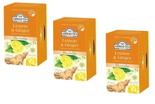 LEMON & GINGER Herbal Tea AHMAD 20 Tea Bags